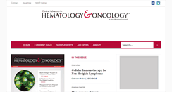 Desktop Screenshot of hematologyandoncology.net