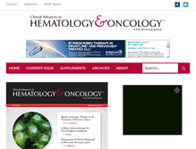Tablet Screenshot of hematologyandoncology.net